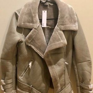 Love Token - Rita - Faux Leather Coat